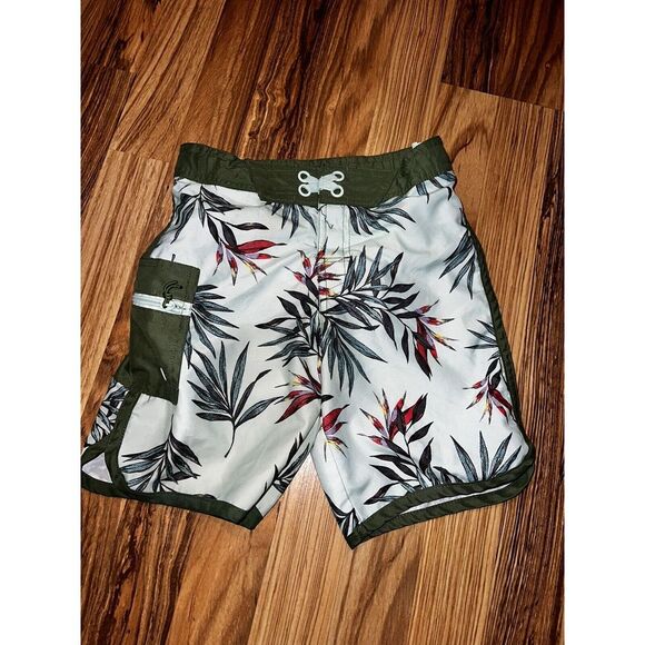 Joe Boxer Sharks Art Class Boys Swim Trunks Sz 6 Lot Of 3 - Picture 5 of 8